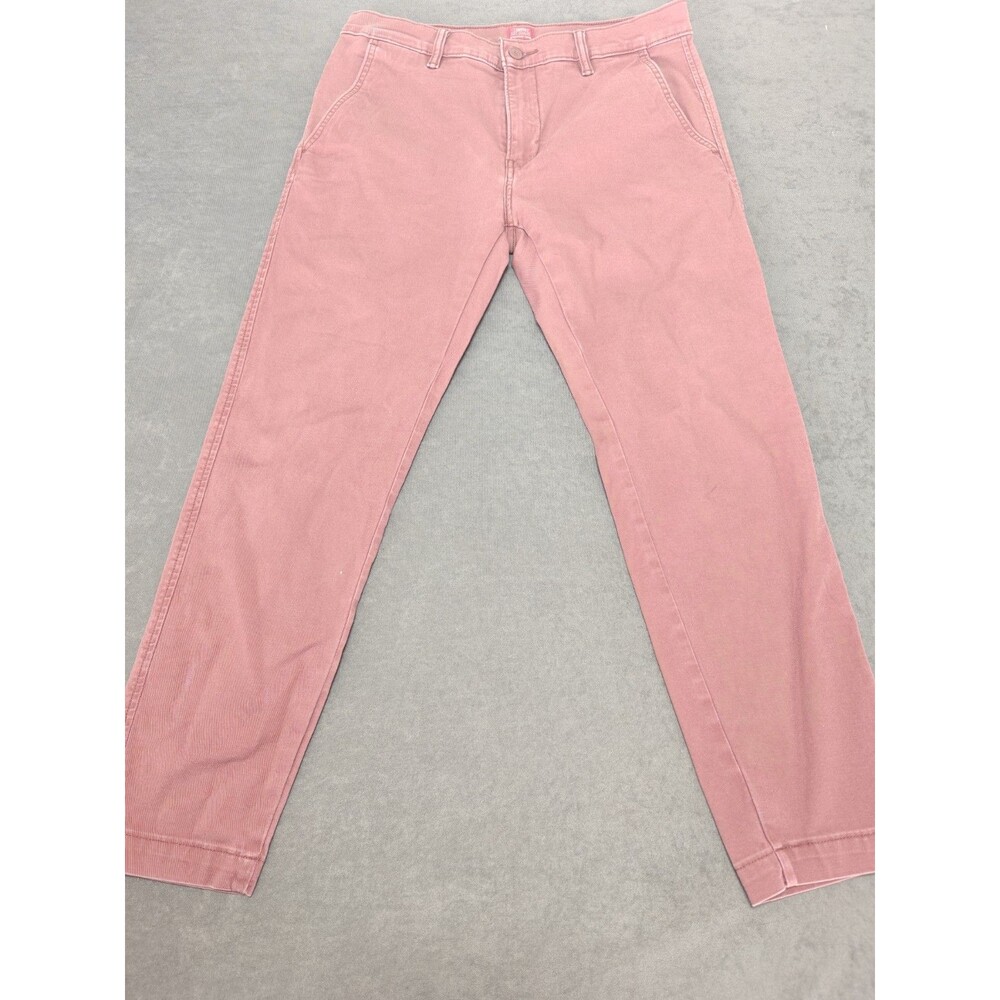 Levi’s XX Chino Standard Taper Men’s Pants 32x27 Pink Rose Stretch Casual